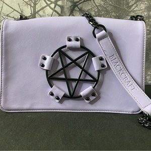 BLACKCRAFT Purple Pentagram Crossbody Bag